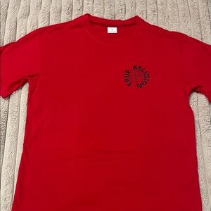 True Religion Men's Bold Red Tee